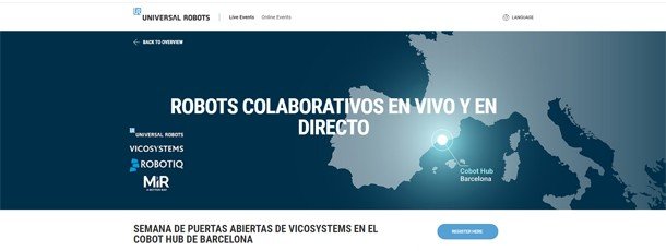 ROBOTS COLABORATIVOS EN VIVO Y EN DIRECTO